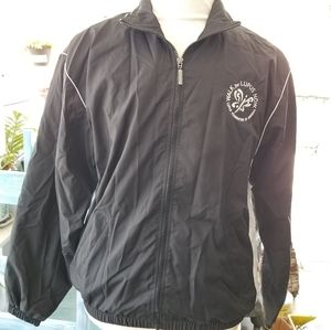 Mens Augusta Sportswear Track Jacket sz Medium M Jogger Walk for Lupus